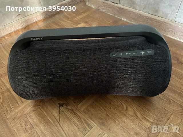 Портативна колонка Sony - XG500, почти нова, водоустойчива, черна - Разопакован