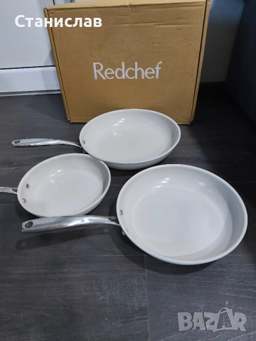 Комплект тигани с незалепващо покритие Redchef