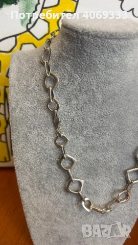 Сребърно колие 925 , снимка 7 - Колиета, медальони, синджири - 54366101