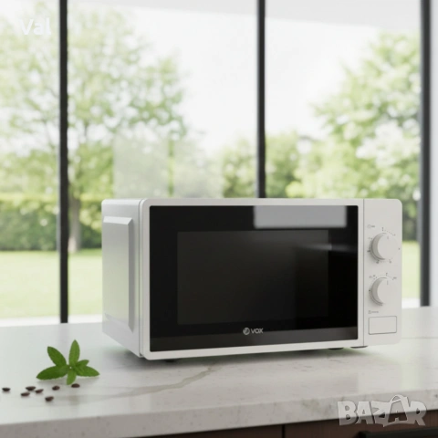Микровълнова фурна VOX M-30, 700W, 20л с механичен таймер, снимка 6 - Микровълнови - 54746185