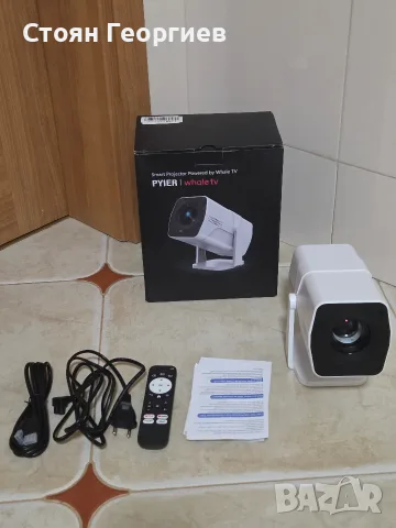 интелигентен домашен мултимедиен проектор (Smart Projector) PYIER WHALE TV