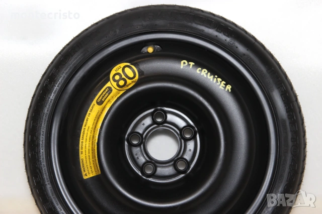Резервна гума патерица Chrysler Pt cruiser (2000-2010г.) Seat Leon 1M (1999-2003г.) 5x100 57.1, снимка 2 - Гуми и джанти - 54291134