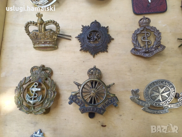 Лот стари военни нагръдни знаци и кокарди, снимка 9 - Антикварни и старинни предмети - 55198745