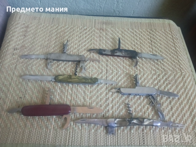 Лот от 6 бр. ретро джобни ножчета – за реставрация или части