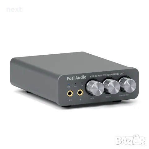 Fosi Audio K5 Pro висококачествен ДАK DAC, усилвател за слушалки и външна звукова карта, снимка 4 - Ресийвъри, усилватели, смесителни пултове - 53778829