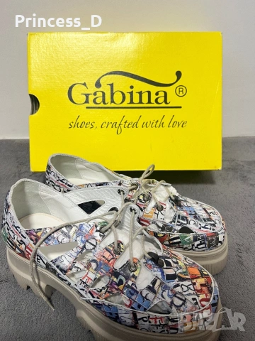 Нови дамски обувки Gabina естествена кожа
