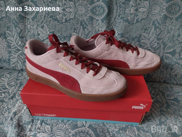 Дамски сникърси Puma Club II Era Естествена кожа 41, снимка 2 - Маратонки - 54960916