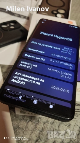 xiaomi redmi note 13 pro plus 5g.12+6/512