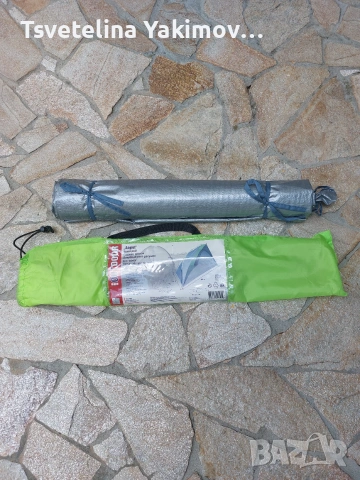 Голяма плажна палатка/ тента/ заслон/ навес тип мида Outdoor Angler (260x120x120 см) UV 50+, снимка 2 - Палатки - 55192945