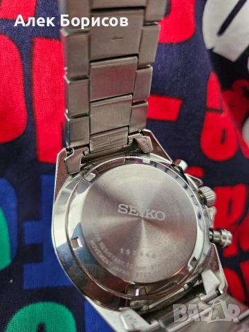 Часовник Seiko chronograph 8T63 41mm, снимка 6 - Мъжки - 55042672