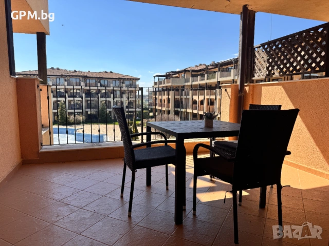 Двустаен апартамент с гледка басейн | Калиакрия, снимка 2 - Квартири, нощувки - 54152289