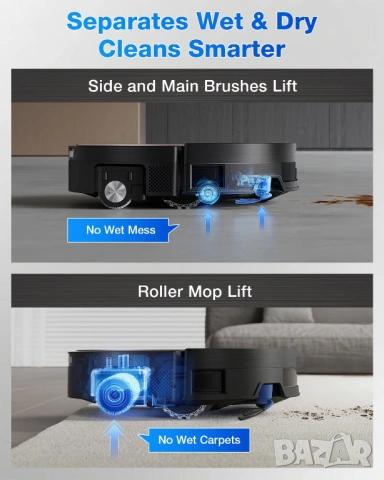 РОБОТ прахосмукачка ECOVACS DEEBOT X11 OmniCyclone 19500Pa [НОВА], снимка 5 - Прахосмукачки - 54569270