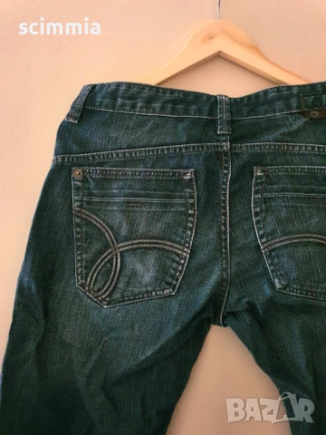Мъжки дънки Calvin Klein Jeans W32, тъмносини 98,5% памук 1,5% еластин, снимка 9 - Дънки - 54606743