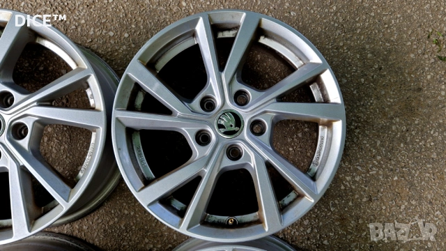 Шкода 16 5х112 лети джанти Skoda Octavia Superb 5x112. Фолксваген Ауди Сеат, снимка 7 - Гуми и джанти - 54551221