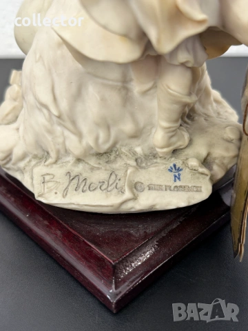Италианска фигура Capodimonte скулптор Bruno Merli №8032, снимка 5 - Антикварни и старинни предмети - 53996627