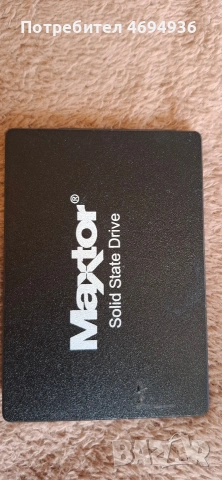 SSD maxtor 480GB на един ден ползван 