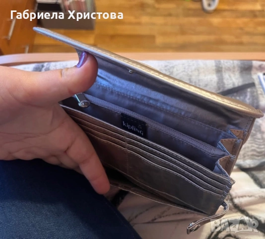 Дамско портмоне Kipling , снимка 5 - Портфейли, портмонета - 53989258