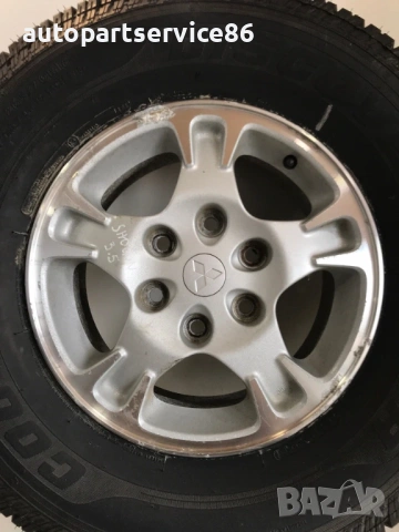 Резервна алуминиева джанта с гума Cooper 275/70R16 за Mitsubishi Pajero (2004), снимка 3 - Части - 54799707