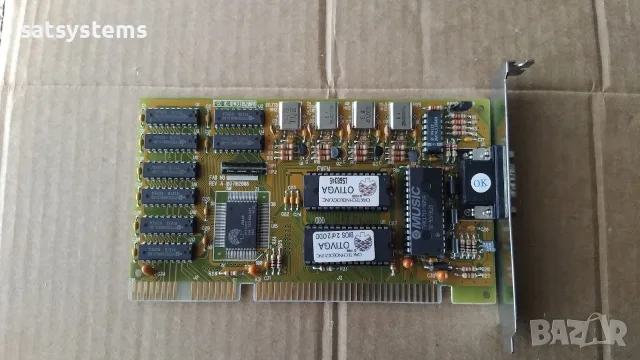 Видео карта OAK OTIVGA 3716 256KB 16-bit ISA