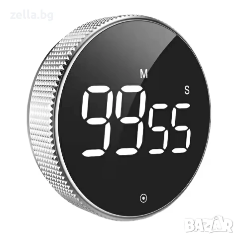 Дигитален кухненски таймер с LED дисплей до 99 мин – Аларма 90dB, магнит, голям екран 10244, снимка 5 - Резервни части за телефони - 54661772