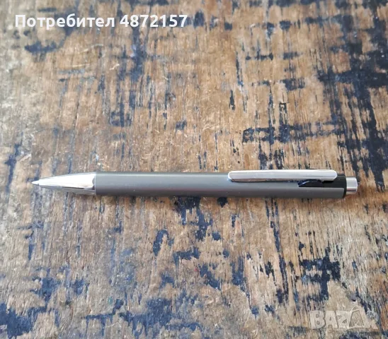 химикалка Пеликан сиво платинен металик в метална кутия, Peliкan Snap, снимка 2 - Ученически пособия, канцеларски материали - 55576848