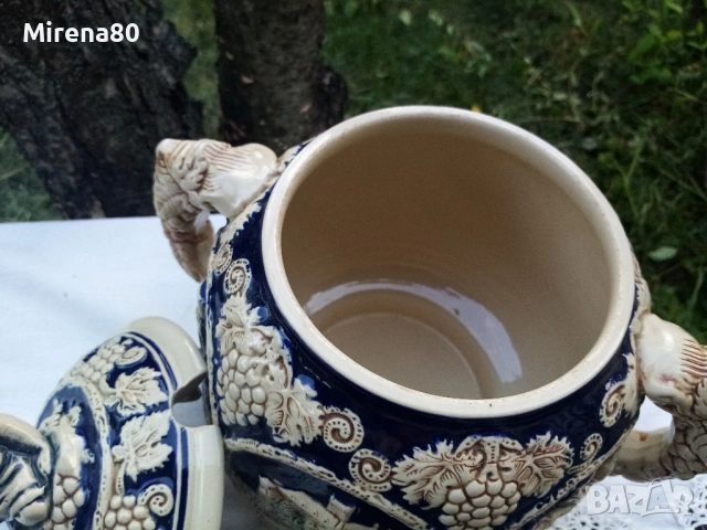 Винтидж немска керамика - сервиз за глювайн !, снимка 6 - Антикварни и старинни предмети - 54859000