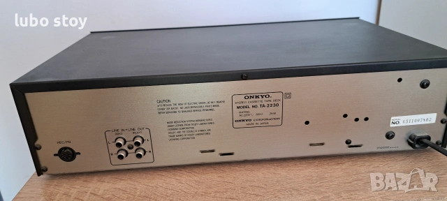 Дек Onkyo TA 2230, снимка 5 - Декове - 55249885