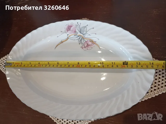 Елипсовидно плато с чинии, снимка 3 - Чинии - 55689837