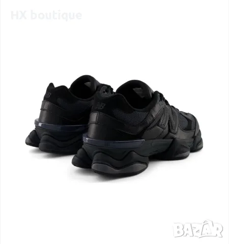 Кожени спортни обувки New balance  9060 с мрежа, Черен цвят оригинални, снимка 4 - Спортни обувки - 55580536