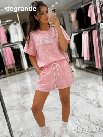 🎀Дамски Комплект Fashion с Блестящи Камъчета 