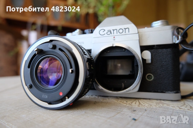 Canon FT QL & Canon FD 50mm F1.8 Lens. Canon FD Mount, снимка 14 - Фотоапарати - 54552274