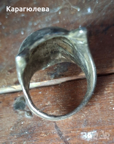 Масивен пръстен "Тъмен рицар", снимка 5 - Пръстени - 53999911