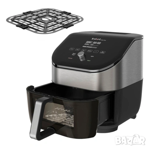 Еър Фрайър Instant Vortex PLUS ClearCook & OdourErase, снимка 6 - Фритюрници - 54668629
