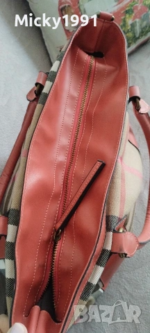 Дамска чанта Burberry , снимка 5 - Раници - 52703186