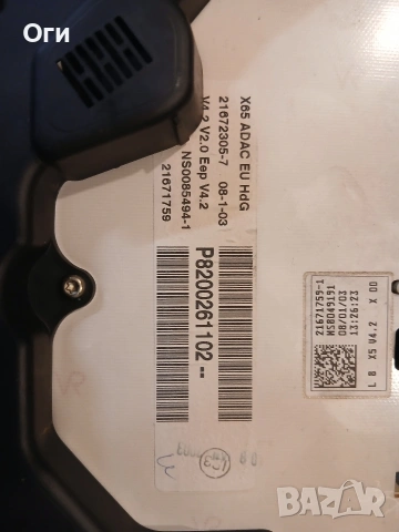 Километражно табло за Рено Клио 01-05г. P8200261102, снимка 3 - Части - 53959407