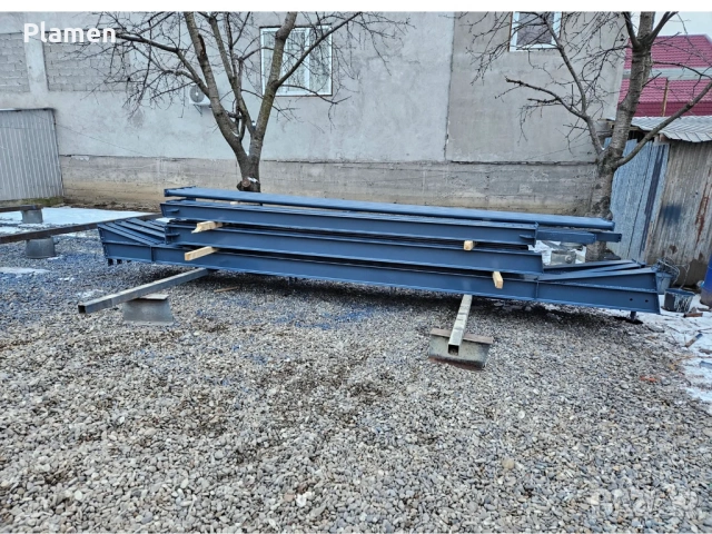 Метално хале - ригел - метална конструкция 12х20м , снимка 3 - Индустриална техника - 54070636