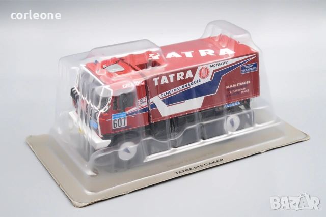 TATRA 815 4x4 Dakar 1990 - мащаб 1:43 на DeAgostini моделът е нов в блистер, снимка 12 - Колекции - 55125948