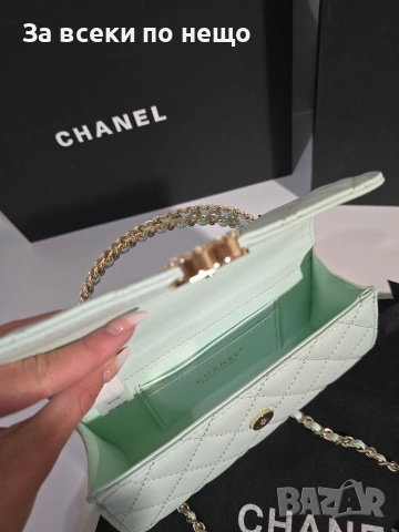 Chanel Mini Kelly 25S Дамска Чанта От Висококачествена Телешка Кожа Код Brand Luxury Fashion34, снимка 7 - Чанти - 54961146
