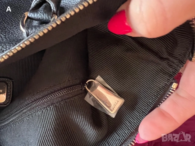 Чанта Furla естествена кожа, снимка 14 - Чанти - 29429049