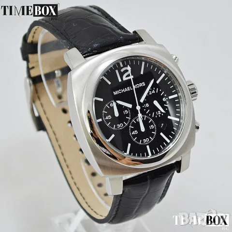 Michael Kors MK8118 Black Chronograph, снимка 2 - Мъжки - 55321665