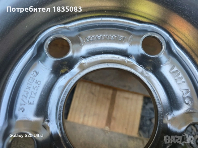Резервна гума/патерица 18ка 5х112 VW, Seat, Skoda, Audi, снимка 4 - Гуми и джанти - 55165932