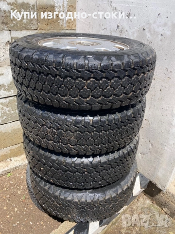 Гуми Офроуд Goodyear 205/70/15 с джанти Ауди 5х112