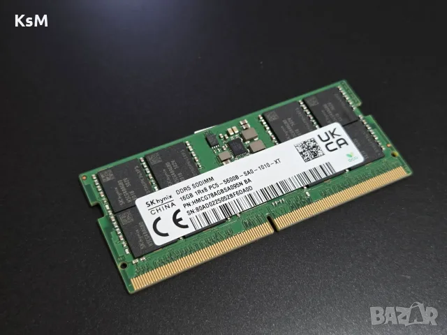 5600Hz 16GB RAM SK Hynix 16GB DDR5 5600MHz SODIMM рам памет 16гб