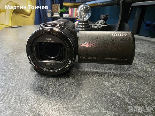 ТОП 4K камера SONY FDR-AX43A, снимка 3 - Камери - 55680251