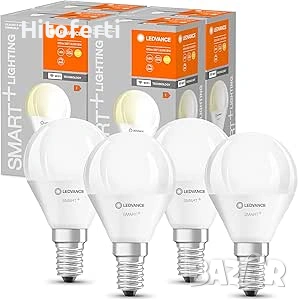  LED крушка Ledvance Smart+ WiFi, форма на капка, E14/5.5W, 470lm 3 броя в компект
