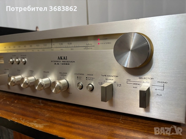 AKAI AA-1020, снимка 3 - Ресийвъри, усилватели, смесителни пултове - 55052717