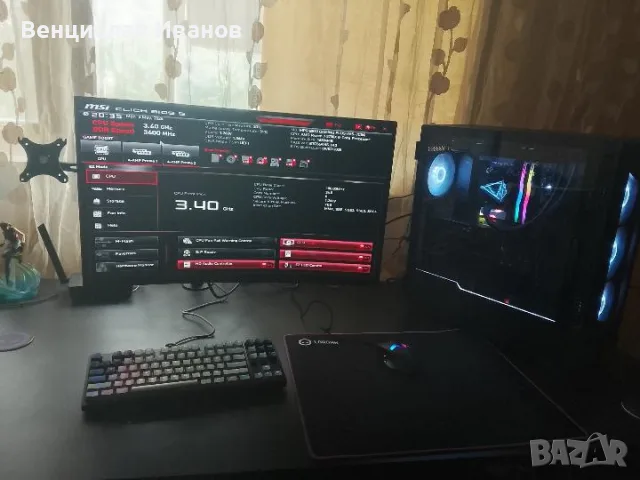 Геймърски компютър Ryzen 7 5700X + RX 9060 XT 16GB в Гаранция, снимка 2 - Геймърски - 55415357