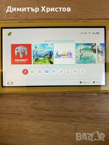 Конзола Nintendo switch lite хакната, снимка 6 - Nintendo конзоли - 55266595