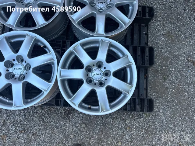 4бр.Алуминиева джанти RIAL 16цола 5x110 за Opel Corsa,Zafira,Meriva,Fiat,Alfa Romeo,Jeep, снимка 4 - Гуми и джанти - 55586358