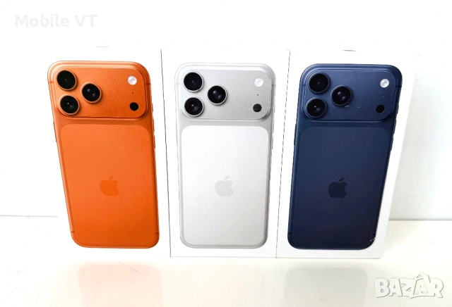 НОВ! iPhone 17 Pro 256GB Silver / Blue / Orange ГАРАНЦИЯ 24 Месеца!, снимка 2 - Apple iPhone - 54600988